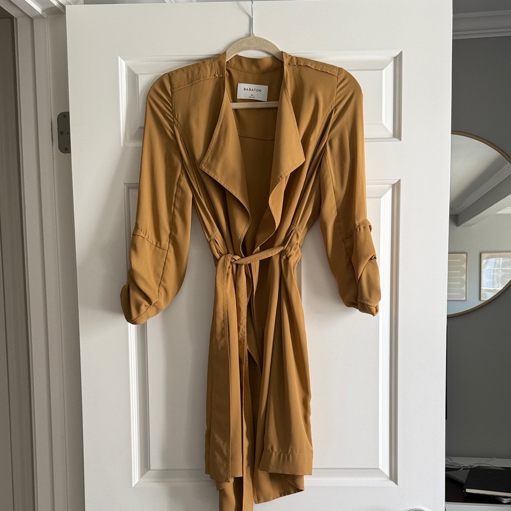 Aritzia Quincy Belted Duster Coat